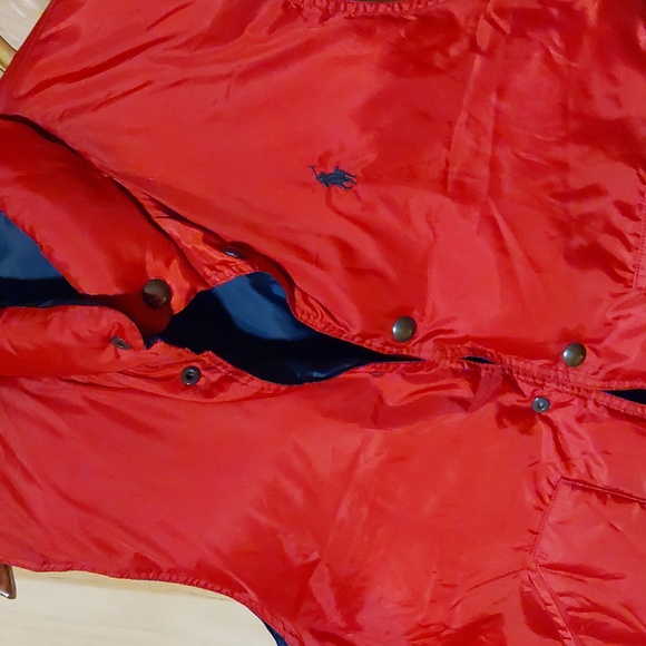 POLO RALPH GOOSE DWN VEST REVERSIBLE SIZE S.. - Picture 2 of 10